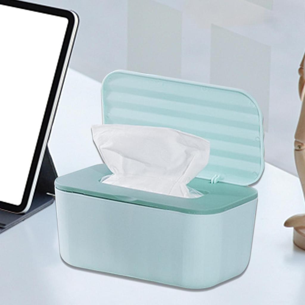 Wipes Box Case Dustproof Wet Tissue Box With Lid Wet Tissue Storage Holder Dispenser For Home Car Office Paper Tissue Organizer