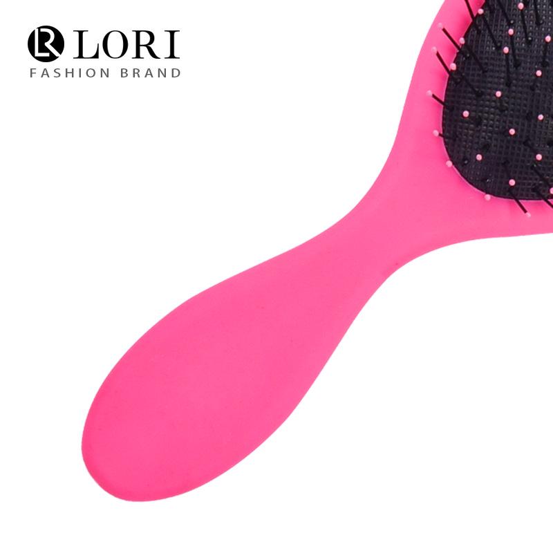 Matný polštářkový masážní hřeben na vlasy pro mokré i suché použití se vzduchovým polštářem pro hladkou péči o vlasy