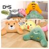 Throw Pillow Cartoon Animal Shape Elastic Fully Filling Plush Stuff Toy Sofa Bed Couch Decoration Office Nap Pillow Chair Waist Protector Car Seat