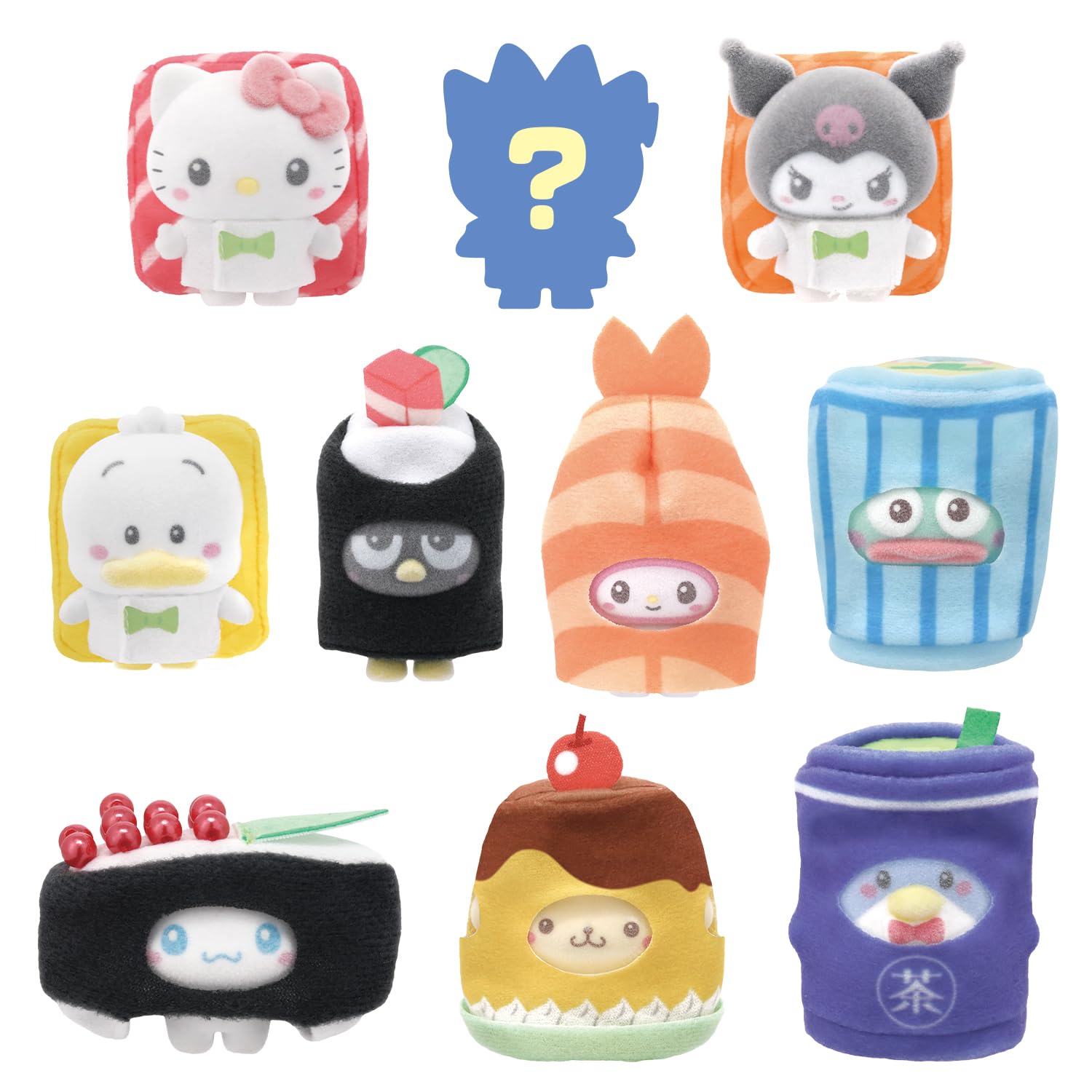 [Bandai] Петит Томо Персонажи Sanrio Все вместе Суши (1 КОРОБКА из 18 штук) Рекомендуемый возраст: От 3 лет Персонажи Sanrio