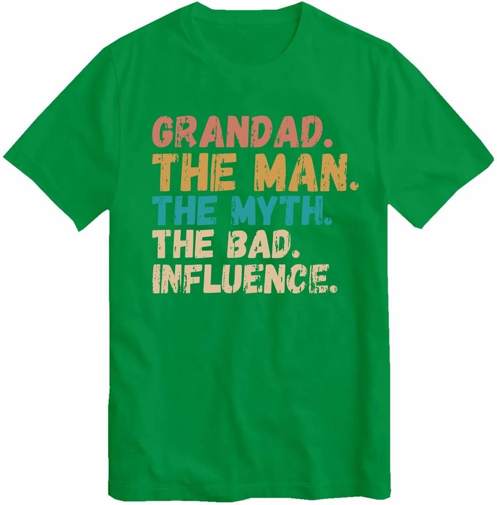 Grandad The Unisex The Myth Tshirt Best Gift For Grandfather Christmas Tee Top S