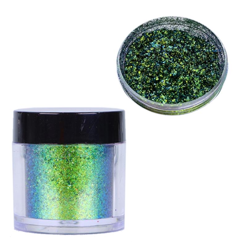 Nail Powder Flake Colorful Coarse Cloud Brocade Powder Handmade DIY Face Body Makeup Nail Art Decoration Supp