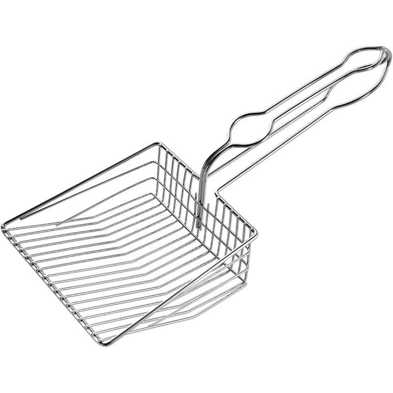 

Совок для кошачьего туалета C Металлический большой инструмент для чистки туалета из нержавеющей стали