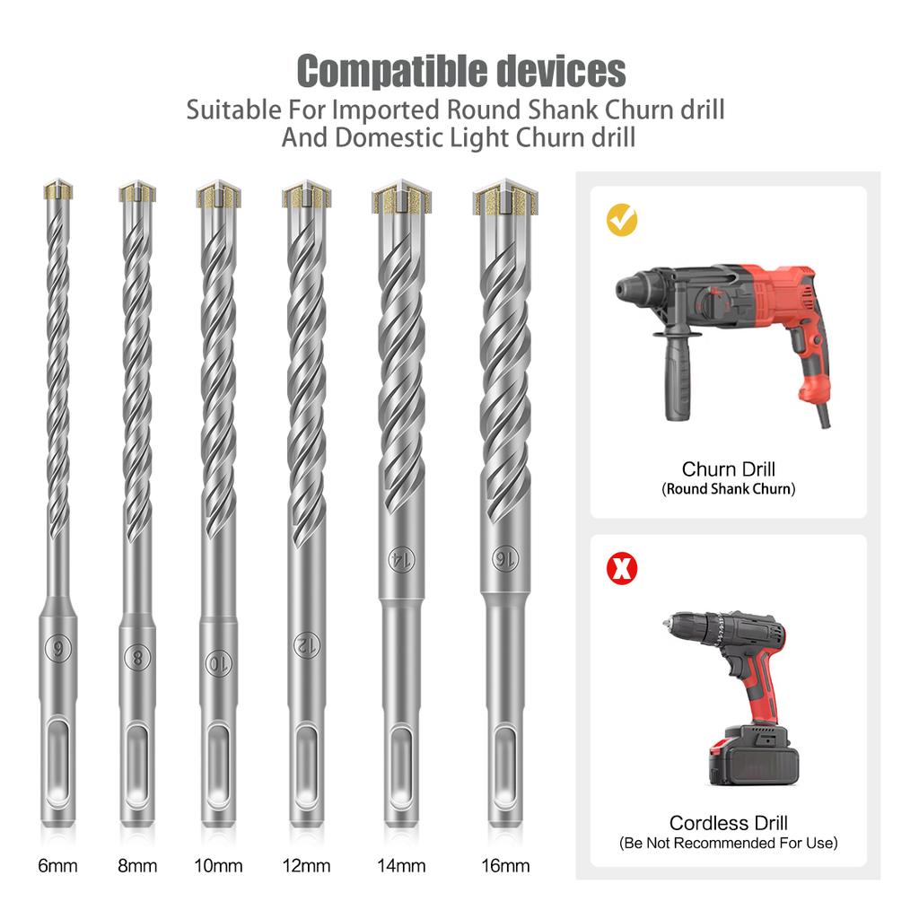 Drill Bits Tungsten Carbide Twist Bit Hole Opener For Concrete Stainless Steel Tiles Glass Milling Cutter Tools