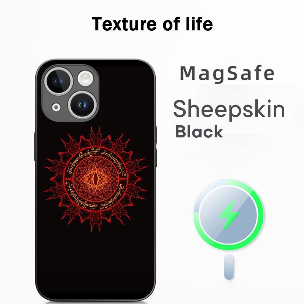 Lord R-rings Rohir-rim cool poster Phone Case For iPhone 17 16 15 14 13 12 Plus Pro Max High-end Luxury Magsafe Sheepskin