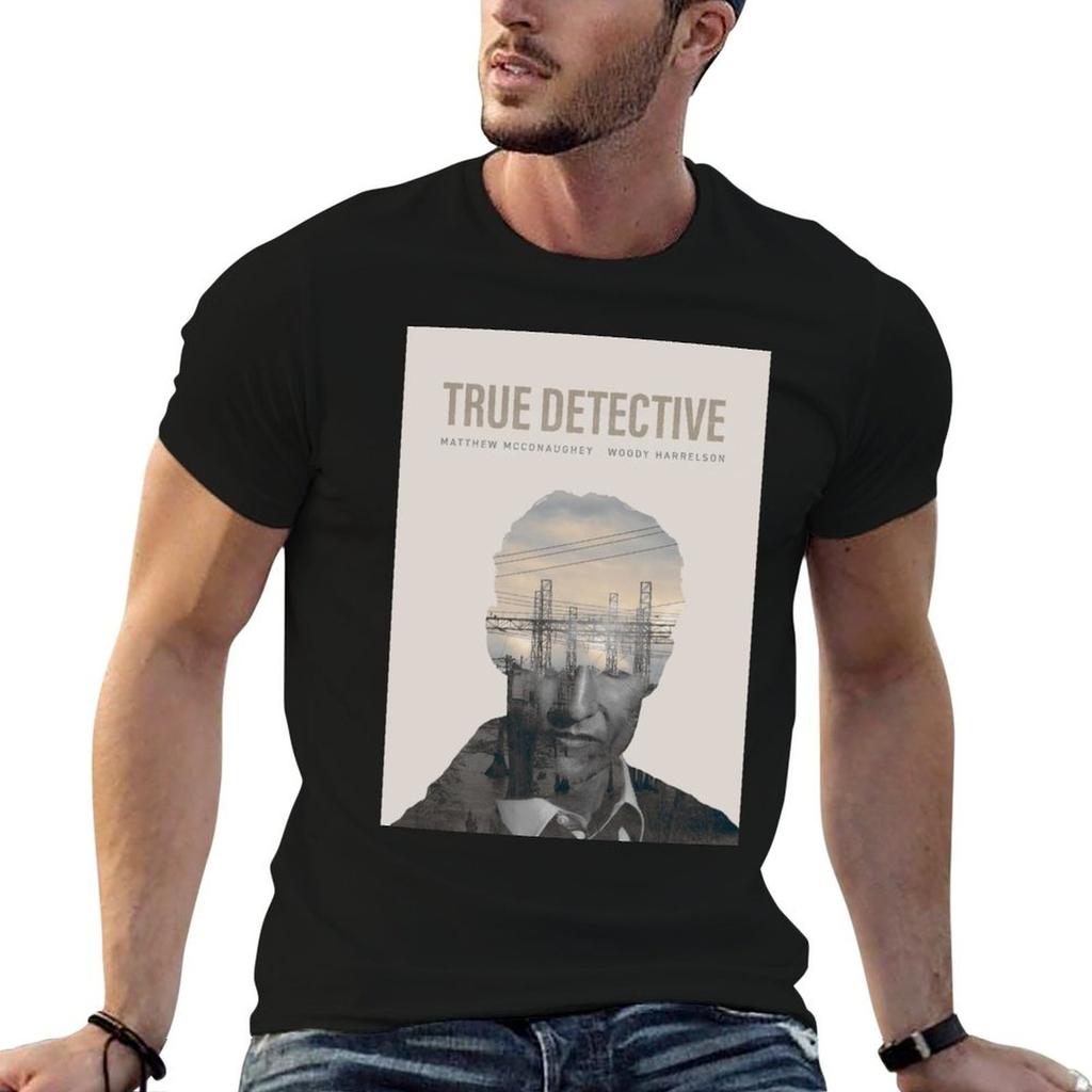 True Detective Season 1 Poster Tshirt T Shirts For Unisex Pack White Printed T Shirts For Unisex Unisex T Shirt Summer Tshirt