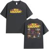 2027 Cooles Neues AchieveUnisext Dungeon Crawler Carl T-Shirt Prinzessin Donut Spiel Cosplay Kurzarm T-Shirt Unisex WoUnisex Hohe Qualität C