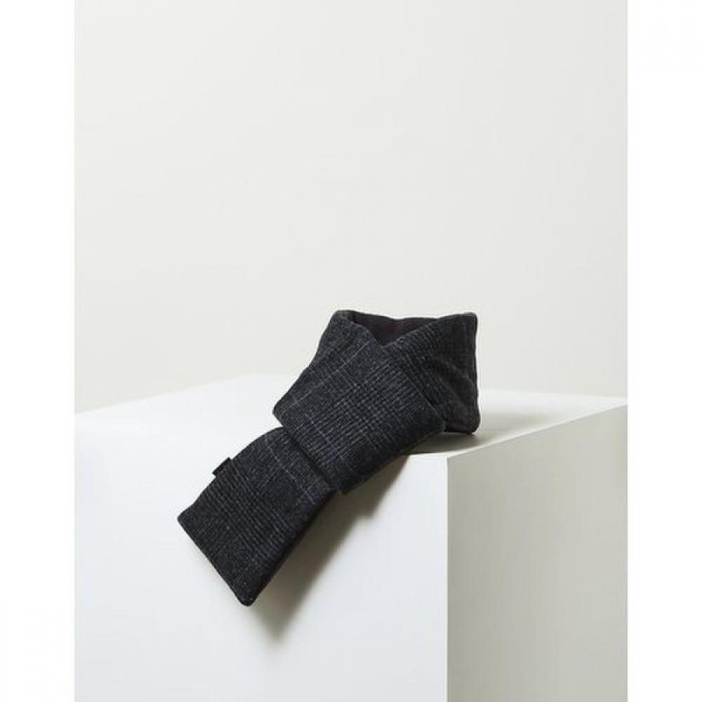 Daks Wool Muffler Navy Check Dbmu5f960n2