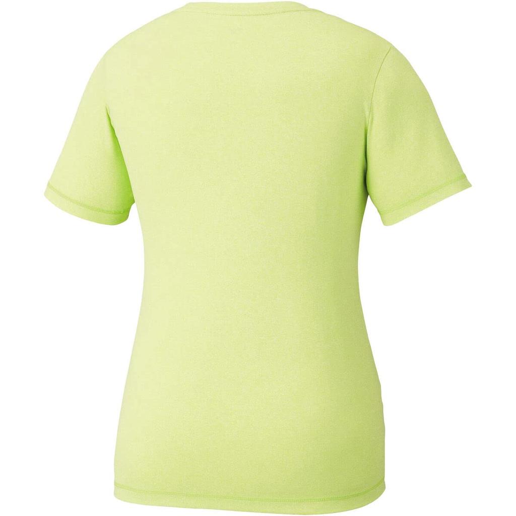 Mizuno Sunny Lime Heather Training Size 32MA1811 Women's T-Shirt,