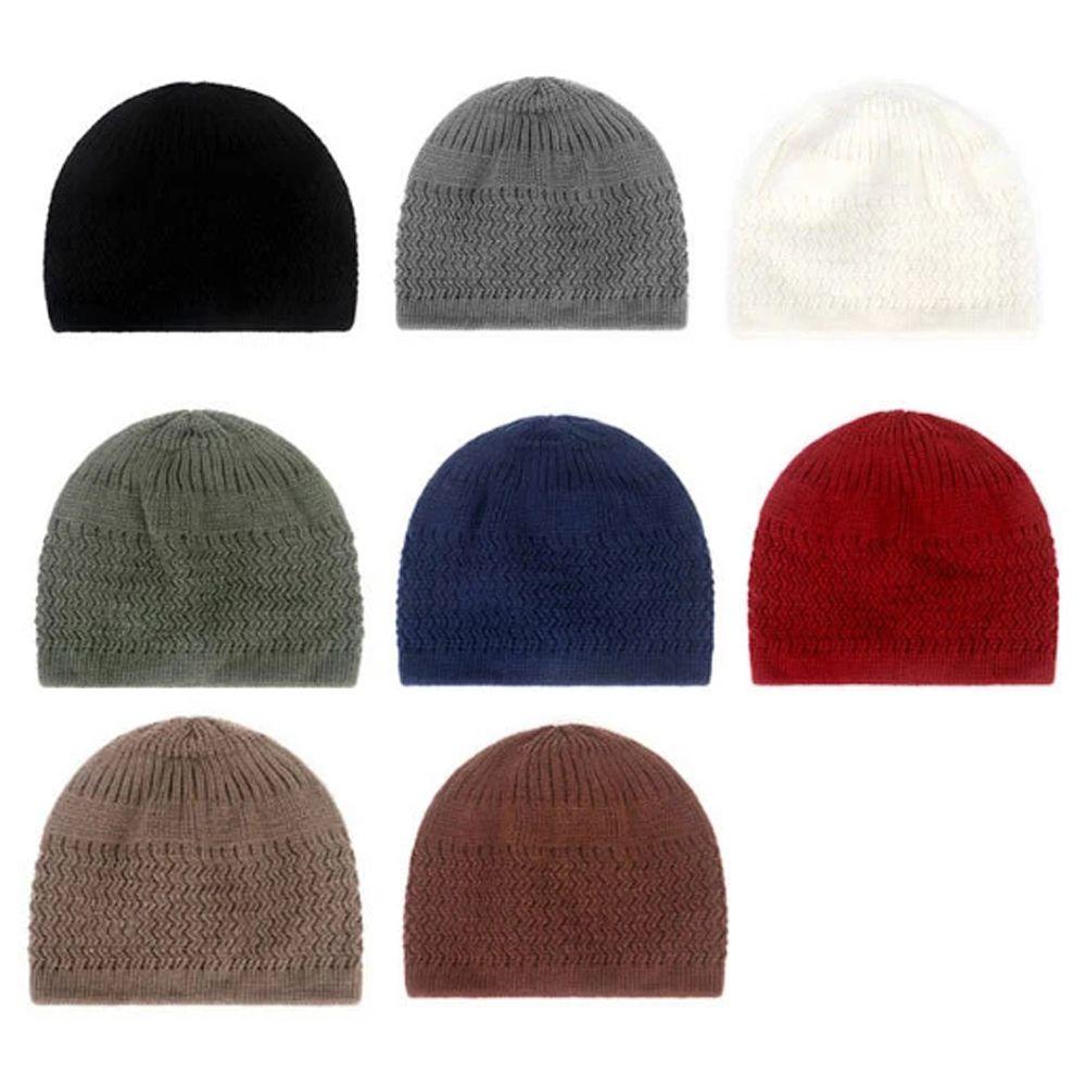 Winter Kippah Homme Hat Wave Autumn Muslim Prayer Hats Knitted Caps Beanie Islamic Ramadan Hat