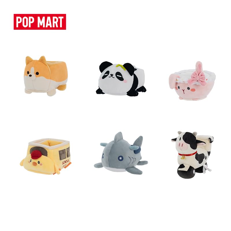 POP MART GONG Originální Roamimg Série Plyšová Hračka Auto Kulaté 2 Pop Mart Gachapon Slepý Box Figurka Plastový Model Prémiová Hračka PVC Měkký Vinyl Originální