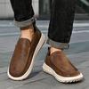 New Men's Casual Shoes Fashion Comfortable Men's Shoes High Quality Leather Men Driving Shoes Handmade Flat Shoes Men Sneakers
