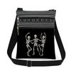 1 Stück Totenkopf-Print-Tragetaschen Damen-Umhängetaschen Postboten-Tasche 6955 CLE