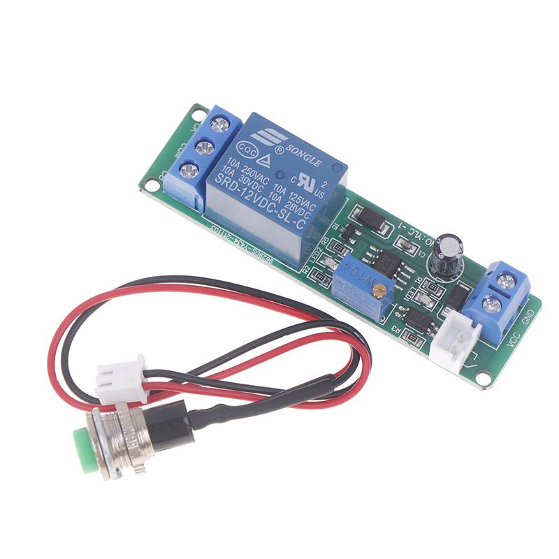 Dc 12V Adjustable Timer Delay Turn Off Module Timing Relay Time Switch 1~10Sec Delay Off Switch Module