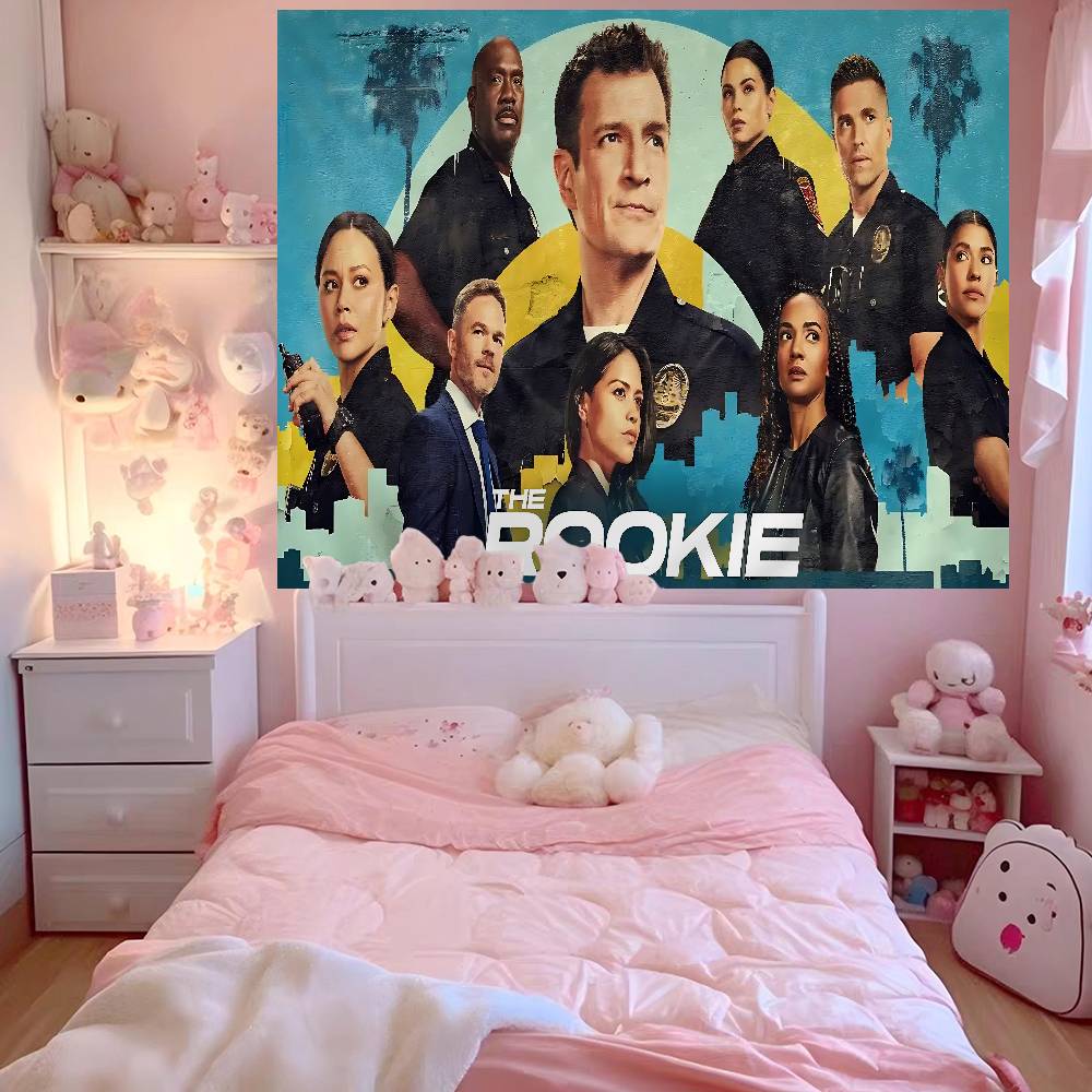 Movie The RRookie Cartoon Tapestry Art Science Fiction Room Home Decor Wall Hanging Sheets