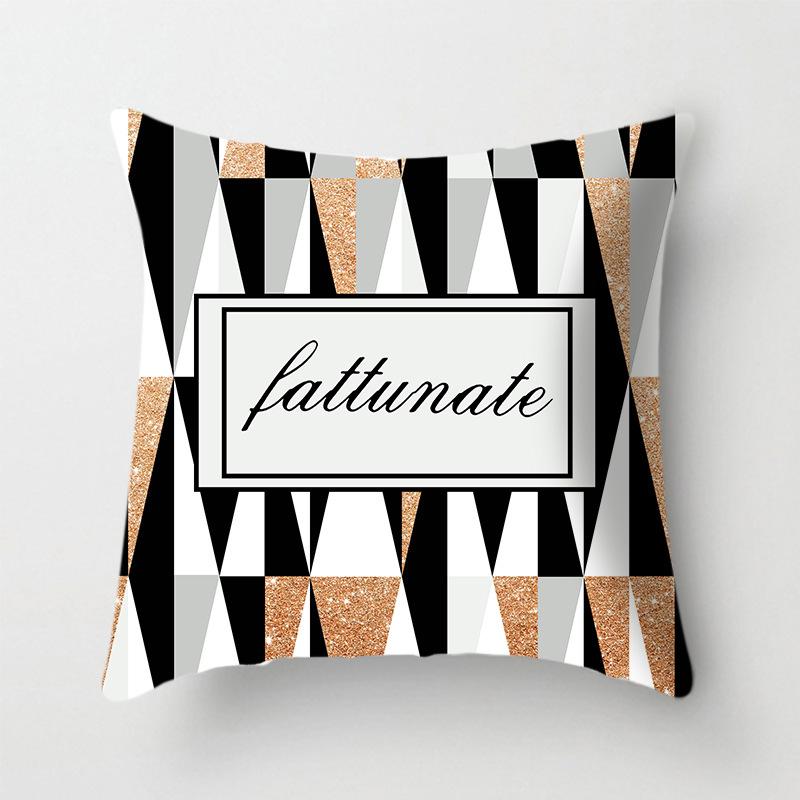 Nordische Schlichte Sofakissenbezug Kurzplüsch Kissen Auto Büro Zimmer Nickerchen Kissenbezug Kissenkern Muss Separat Ausgestattet Werden