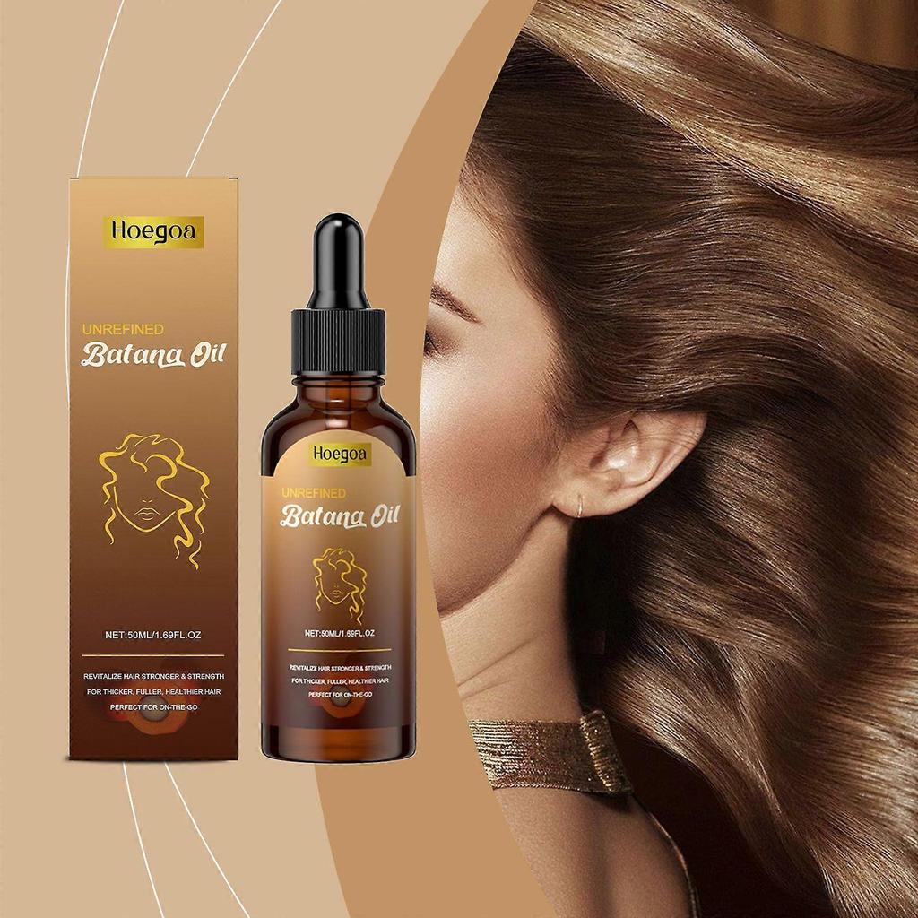 Hoegoa Batana Hair Essential Oil Softens And Brightens Hair Strands, Nourishes Hair, And Gently Massages To Care For The Scalp