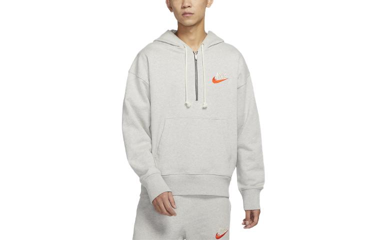 Nike Sweatshirts Men's Gray Hooded Moderate Regular DM5280-050