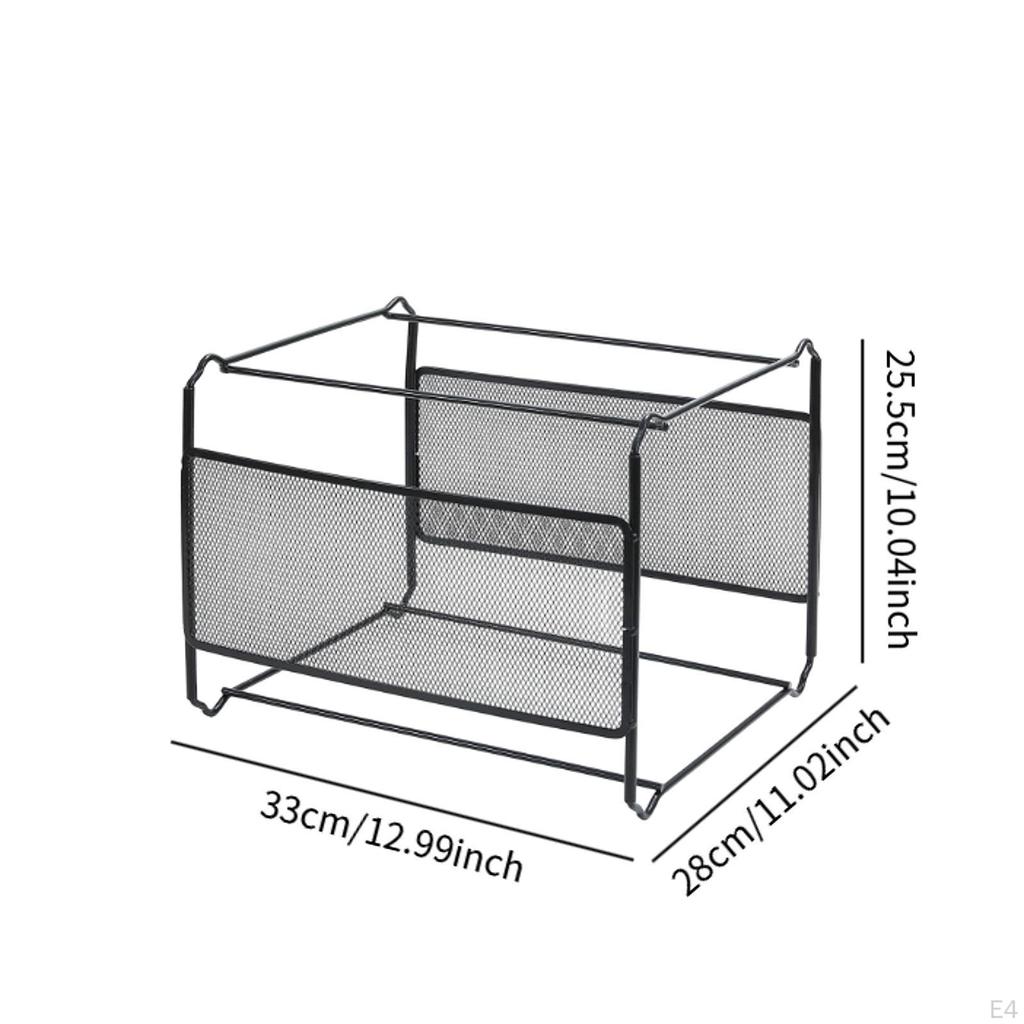 Desktop Organizer for Hanging File Folders, Letter Size Storage Home Magazines