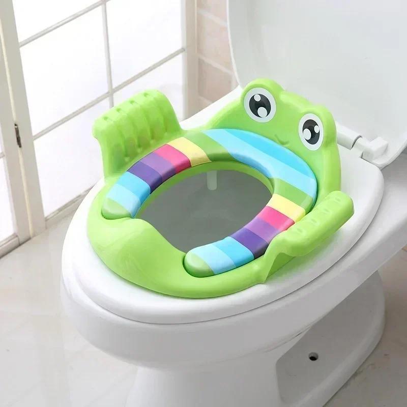 Baby Toilet Potty Seat Children Potty Safe Seat With Armrest For Girls Boy Toilet Training Outdoor Travel Infant Potty Cushion