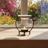 Iron Aromatherapy Candle Holder Portable Fragrance Burner Modern Aromatherapy Lamp  Yoga Practice