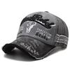Berretto da Baseball Unisex Vintage Ricamato Regolabile Lavato Usurato Cappello da Sole per Sport all'Aperto Viaggi