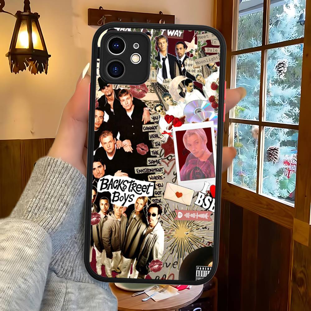 Popular Band B-Backstreet BoyS For IPhone 11 12 13 14 15 16 Pro Max Plus Matte Translucent Phone Cover