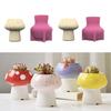Practical Mushroom Flower Pots Sturdy Silicone Mold Cement Plaster Craft Supplies for Garden and Indoor Decoration