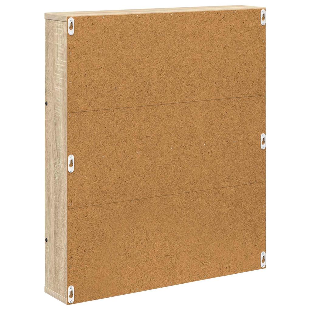 Magazine Shelf Sonoma Oak 60 x 12 x 70 cm Particleboard