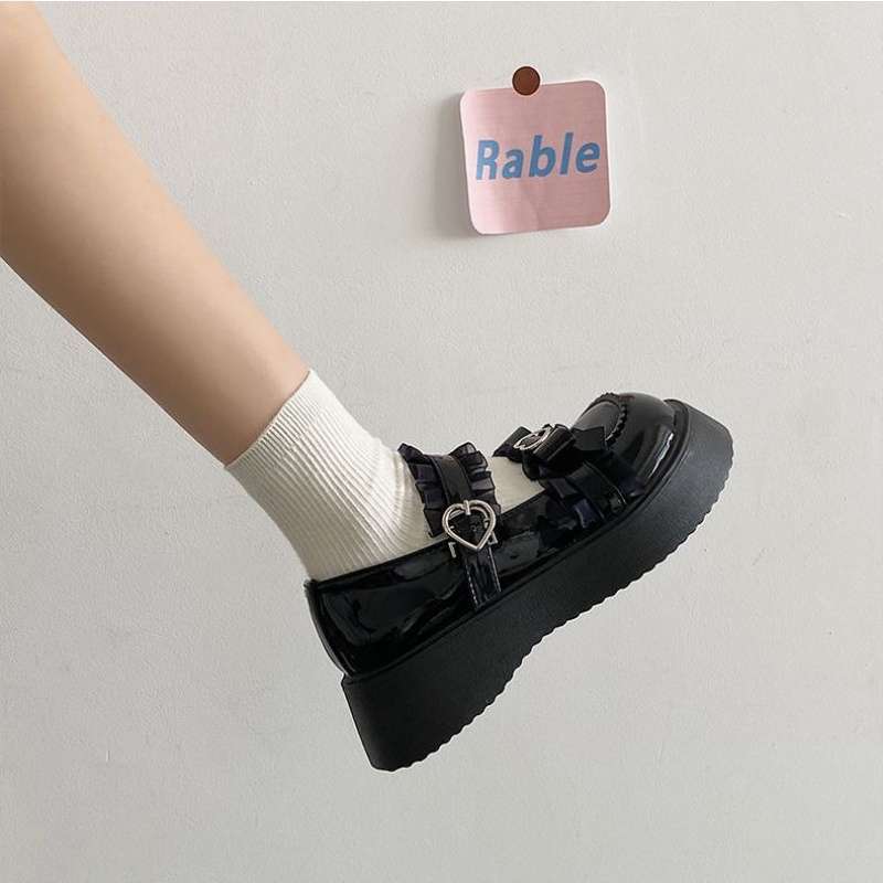 Japanese Jk Sweet Little Leather Shoes Women's Summer Cute Platform Lolita Lolita Soft Sister Shoes Lace Mary Jean Shoes