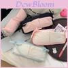 Canvas Cloud Ribbon Butterfly Pencil Case With Large Capacity For Students And School Supplies