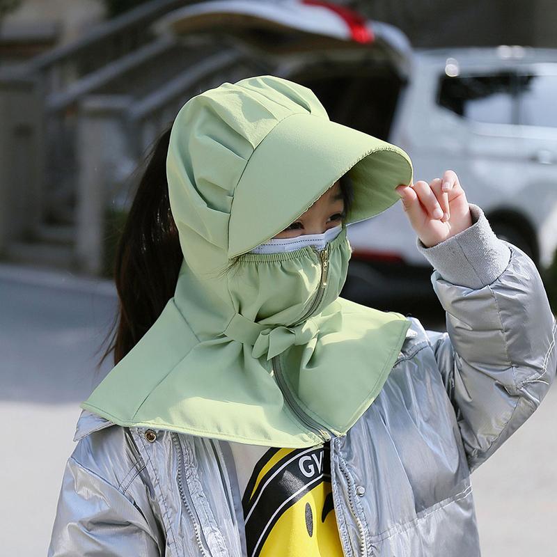 Breathable Women Uv Protection Riding Supplies Rechargeable Wide Brim Neck Cooling Cap Sun Shading Cap Fishing Fan Hat Sun Hat