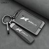 Housse de clé Premium en alliage de zinc pour Xpeng P7/G9/G3I/P5/G6 - Coque de clé protectrice Chaîne de sac à clé
