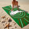 South Sydney Rabbitohs Fashion Beach Towel: Ideal for Summer Adventures Soft, Absorbent and Quick Drying Suitable for Swimming and Bathing
