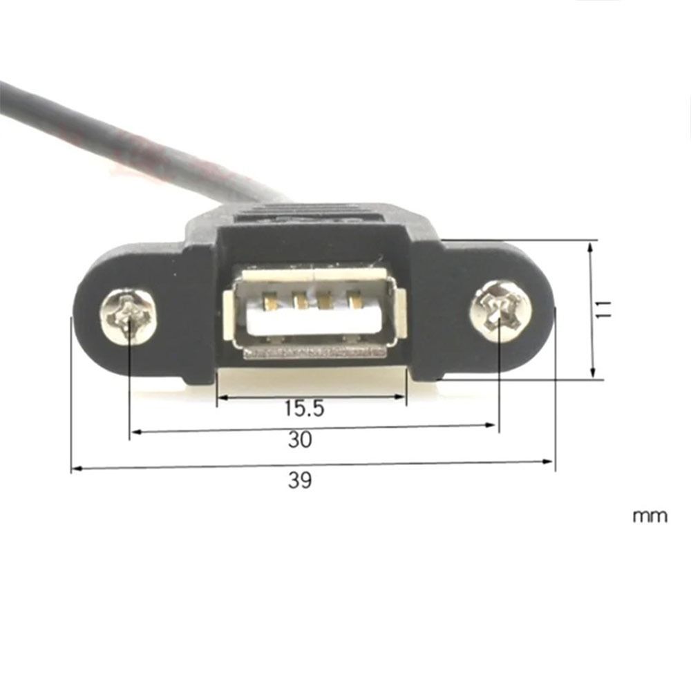 USB 2.0 Male-to-Female Extension 28AWG Data Transfer Cable USB Extension Cable  Industrial Control