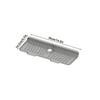 Kitchen Sink Splash Guard Faucet Mat Splash Catcher Handle Drip Catcher Tray Multipurpose For Kitchen Dish Drying Mats