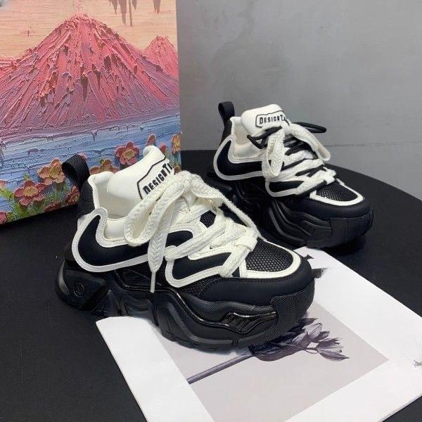 

Весна и лето Новые универсальные дышащие кроссовки повседневные 40 чёрный