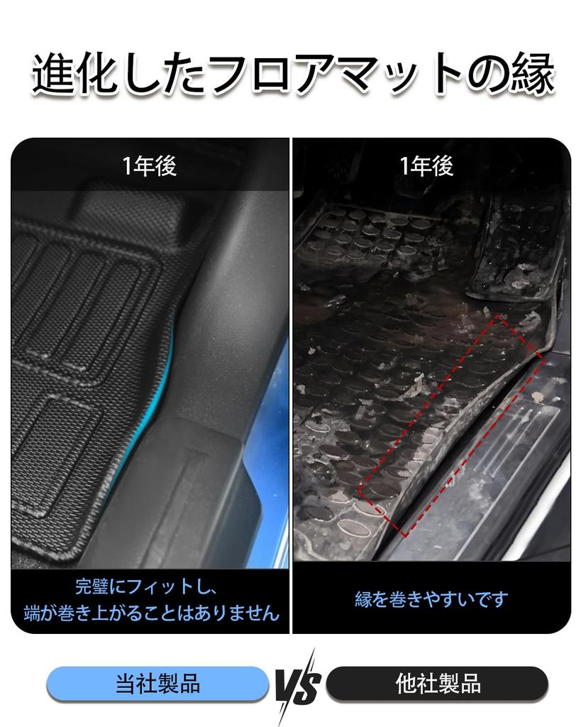Hawjog Suzuki Jimny JB64 and Jimny Sierra JB74 Automatic Transmission 3D Floor TPE Fully Interior Front Set 2018 Mats, Material, Vehicle-Specific