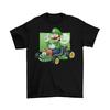 Luigi Mario Kart marškinėliai suaugusiems Unisex medvilniniai dydžiai Juokingas numerių žaidimas Lenktynių Naujas