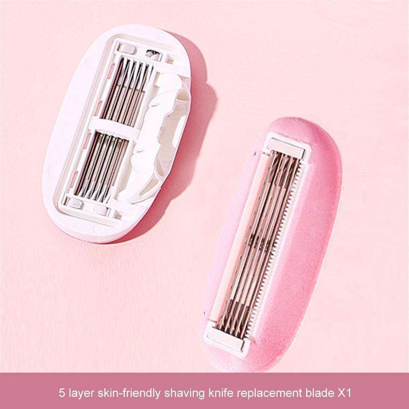 

MINSHZEE Женская безопасная бритва против царапин для удаления волос в интимной зоне/подмышках Replacement blade