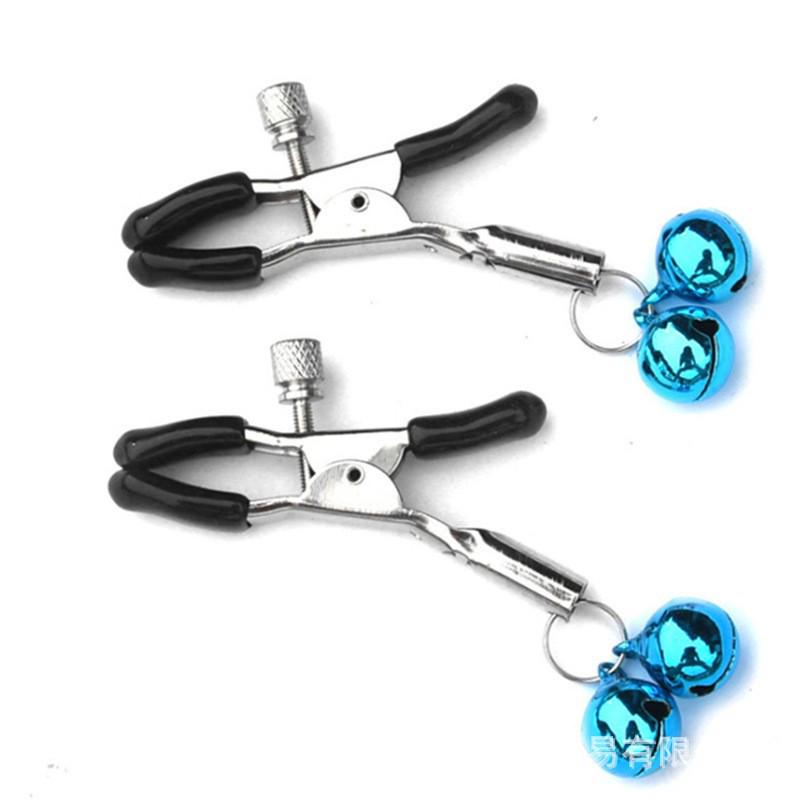 Damen Brustwarzen- und Schamlippenklemmen - SM-Glocken Erwachsenenspielzeug für Paare