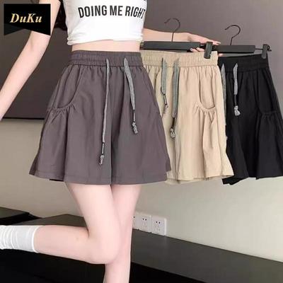 Quick-drying Wide-leg Shorts Children's Summer Thin Plus Size Skirt Yoga Hot Pants Sports Pants