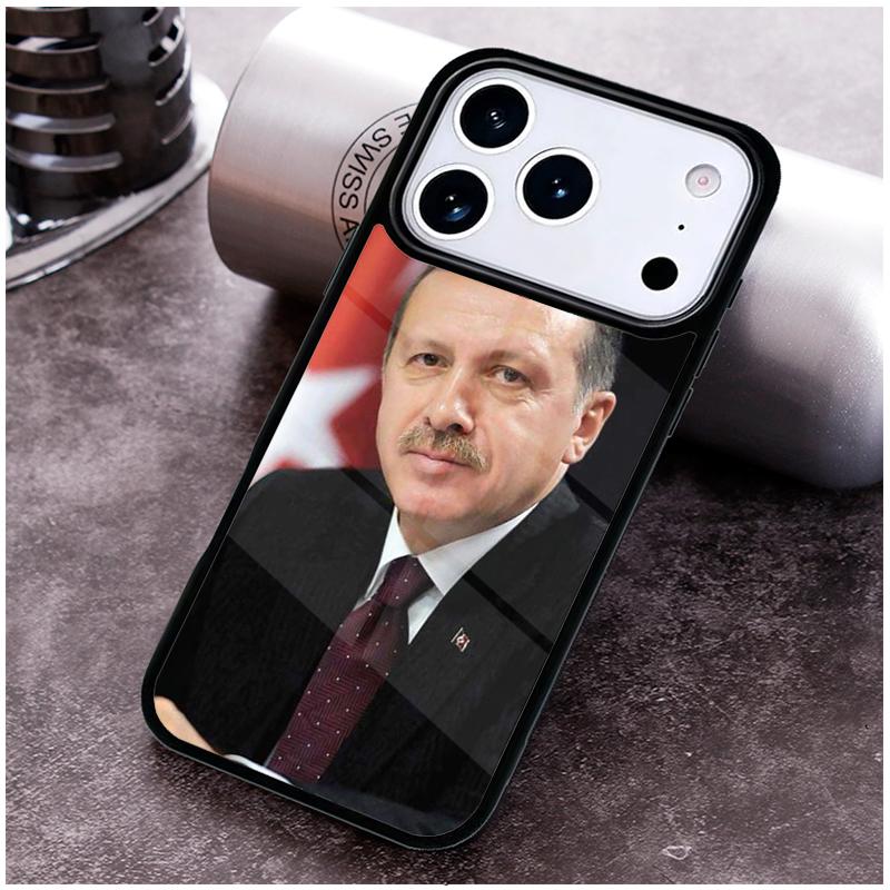 President Turkey Recep Tayyip Erdogan Soft Phone Case for iPhone 17 16 15 Pro Max Air 14 13 12 11 Plus Shockproof Capa Cover