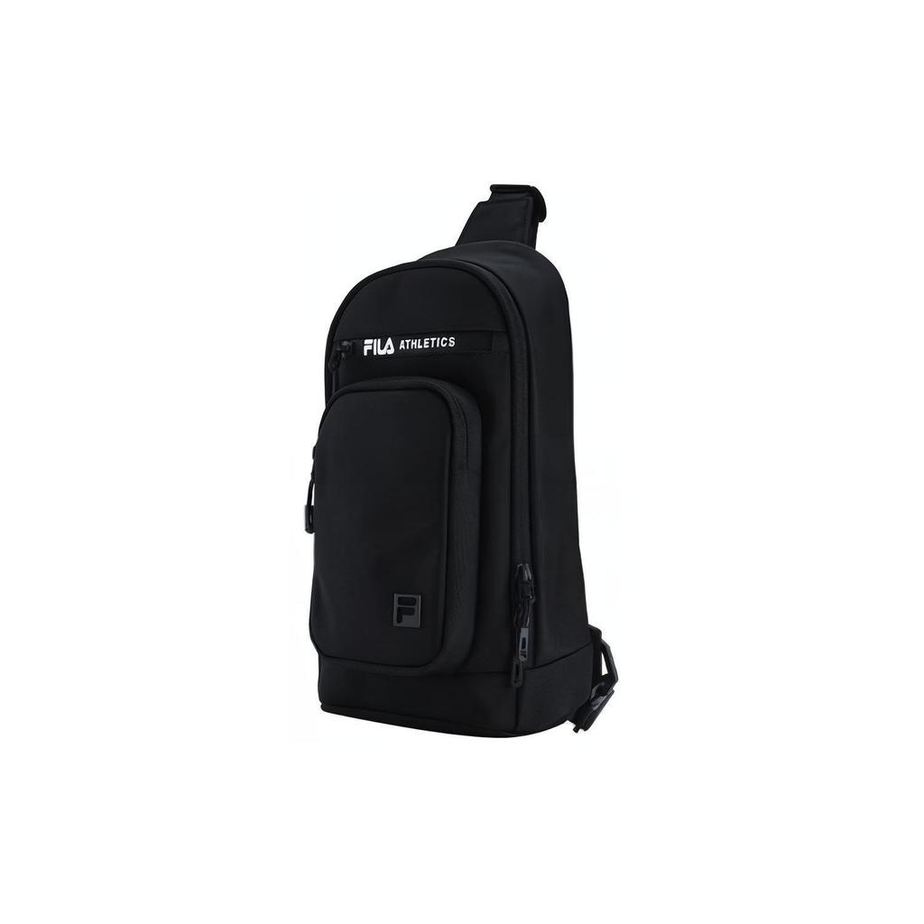 Fila Fitness Series Zipper Closure Fabric Chest Bag Regular Men Bags Black A13M341104FBK