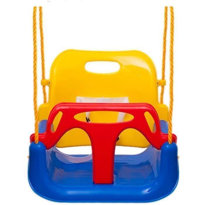 Balançoire 3 en 1 - AST - Siège Amovible - Anti Renversement - Pour Enfants 6 mois à 3 ans