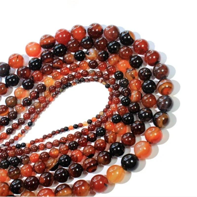 Round Dream Agate Loose Beads Gemstone for Jewelry Making DIY Bracelet Accessories