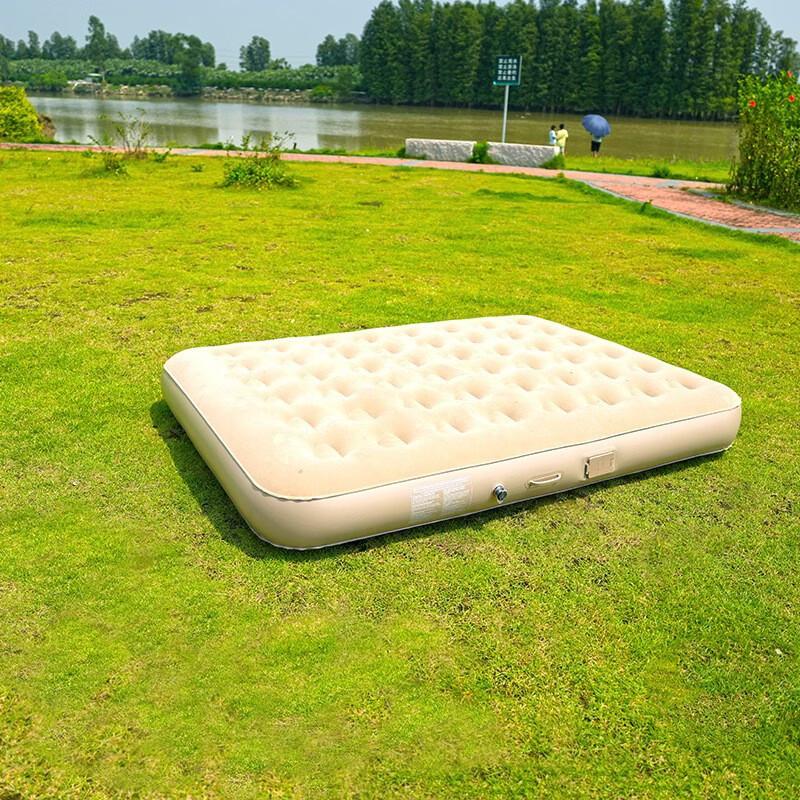 ZISIZ Outdoor Double Inflatable Camping Mattress Double