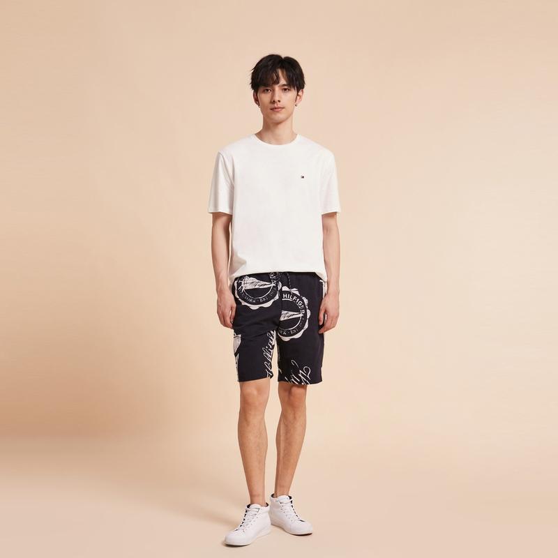 Tommy Hilfiger T-Shirts Men's Crew Neck Moderate 7849808100