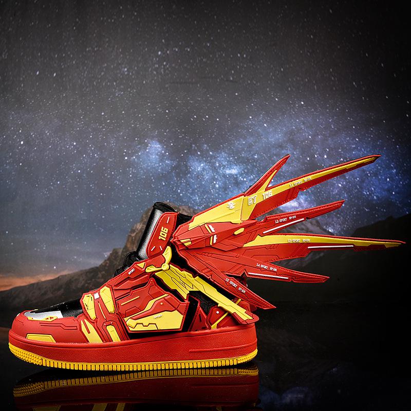 

Високі кросівки Freedom Gundam Limited Edition - чоловіче повсякденне баскетбольне взуття у стилі пари 38