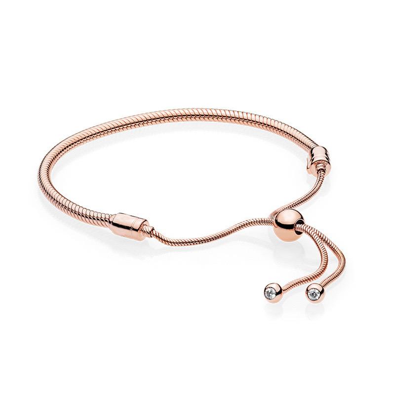 Shining Five-Pointed Heart Bead Snake Bone Bracelet Fit Charm DIY Bead Charms For Women Jewelry Trinkets